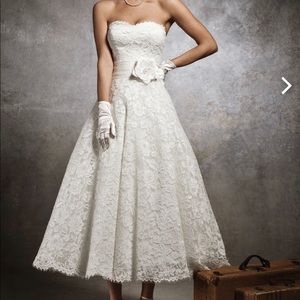 Justin Alexander Lace Sweetheart Wedding dress